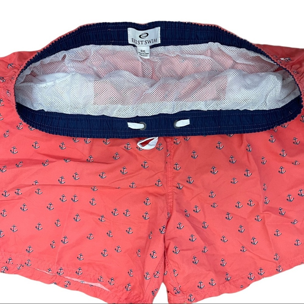 Men’s Exist Swim Apricot Anchor Swim Trunks - Picture 6 of 7